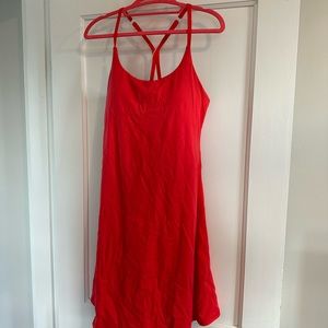 Halara NWT Wannabe Active Dress Poinsettia Extra Length Adjustable Straps
